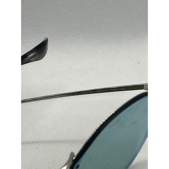 Ray-Ban RB3574N Round Lens Sunglasses Blue Frame 59-14‎ main image 2